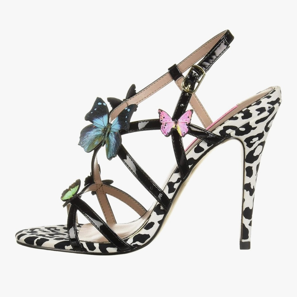 🦋 Betsey Johnson Vandi Butterfly Heels NEW with Box! - Picture 10 of 11